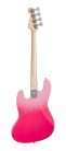 SBM1/PT SX Modern Series JB style electric bass guitar with gigbag, pink twilight