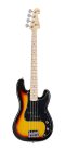 SBM2/3TS SX Modern Series PB style electric bass guitar with gigbag, 3 tone sunburst