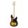 SBM2/3TS SX Modern Series PB style electric bass guitar with gigbag, 3 tone sunburst