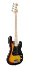 SBM2/3TS SX Modern Series PB style electric bass guitar with gigbag, 3 tone sunburst