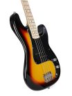 SBM2/3TS SX Modern Series PB style electric bass guitar with gigbag, 3 tone sunburst