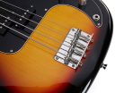 SBM2/3TS SX Modern Series PB style electric bass guitar with gigbag, 3 tone sunburst