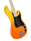 SBM2/BF SX Modern Series PB style electric bass guitar with gigbag, burning fire