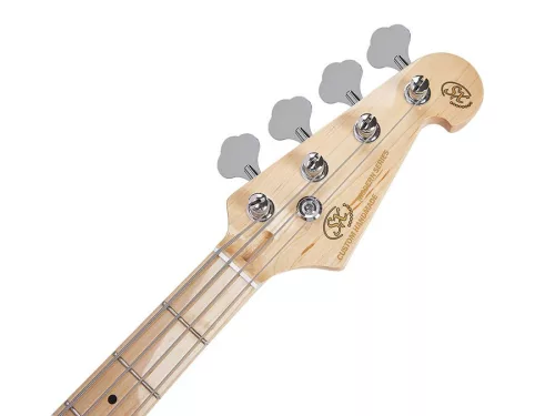 SBM2/BF SX Modern Series PB style electric bass guitar with gigbag, burning fire