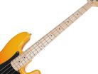 SBM2/BF SX Modern Series PB style electric bass guitar with gigbag, burning fire