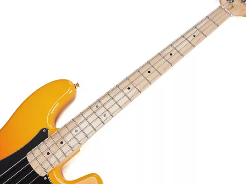 SBM2/BF SX Modern Series PB style electric bass guitar with gigbag, burning fire