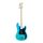 SBM2/BG SX Modern Series PB style electric bass guitar with gigbag, blue glow