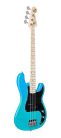 SBM2/BG SX Modern Series PB style electric bass guitar with gigbag, blue glow