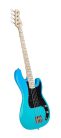 SBM2/BG SX Modern Series PB style electric bass guitar with gigbag, blue glow