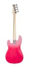 SBM2/PT SX Modern Series PB style electric bass guitar with gigbag, pink twilight