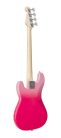 SBM2/PT SX Modern Series PB style electric bass guitar with gigbag, pink twilight