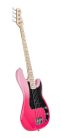 SBM2/PT SX Modern Series PB style electric bass guitar with gigbag, pink twilight