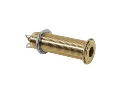 SC-152 Switchcraft  thick panel jack, for 6,3mm, 3-pole, made in USA, brass