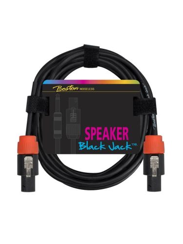 SC-230-1 Boston Black Jack speaker cable, black, speaker twist + speaker twist, 2 x 1,5mm, 1 meter