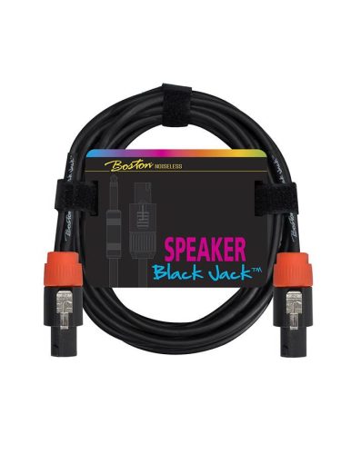 SC-240-1 Boston Black Jack speaker cable, black, speaker twist + speaker twist, 2 x 2,5mm, 1 meter