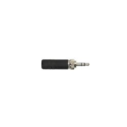   SC-35HDLBNS Switchcraft  locking mini jack plug, 3,5mm 3-pole, cable inlet 4,4mm, black
