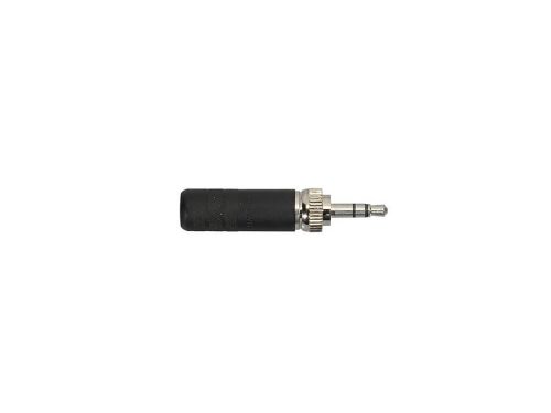 SC-35HDLBNS Switchcraft  locking mini jack plug, 3,5mm 3-pole, cable inlet 4,4mm, black