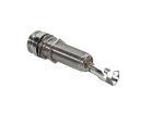 SC-6J1216 Switchcraft  endpin jack, solder 6,3mm fem jack, nickel, made in USA