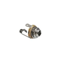   SC-FAL11 Switchcraft  chassis connector jack, 2-pole, nickel, 6,3mm, .375 XL bushing depth, 3/8" 32 thread