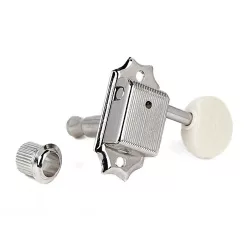   SD-90-M5-N Gotoh  machine heads for guitar, 3x left+3x right, ratio 1:15, oval cream button, nickel