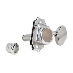   SD-90MGTSLN Gotoh  locking machine heads for guitar, 3x left+3x right, ratio 1:15, bean button, nickel