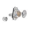 SD-90MGTSLN Gotoh  locking machine heads for guitar, 3x left+3x right, ratio 1:15, bean button, nickel