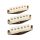 SD40612 Seymour Duncan  Surfer Strat set for ST, three Antiquity II Surfer Staggered pickups, aged white caps