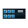 SDC-110 Proel  19 panel assembled, output, 3 one, 4 x sdc-840 + with 4 sdc-802, 16a 240v