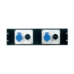   SDC-116 Proel  19 panel assembled, output, 3 one, 2 x mechanic, powerlock chassisd, 16a 250 Volt