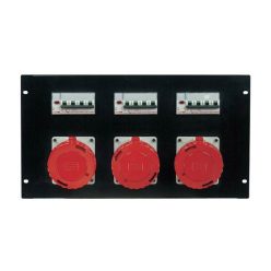   SDC-180 Proel  19 panel assembled, output, 6 one, 3 x sdc-2-pi +3 sdc-815(e,l.c.b.), 32a 250 Volt