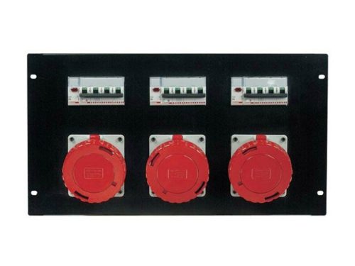 SDC-180 Proel  19 panel assembled, output, 6 one, 3 x sdc-2-pi +3 sdc-815(e,l.c.b.), 32a 250 Volt