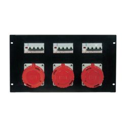   SDC-185 Proel  19 panel assembled, output, 6 one, 3 x sdc-3-pi +3 sdc-816(e,l.c.b.), 63a 415v