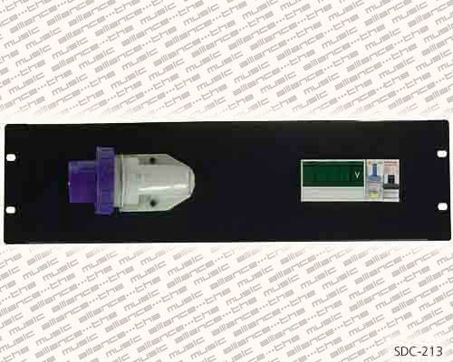 SDC-213 Proel  19 panel assembled, input, 3 one, 1 x sdc-850+ 1 x sdc-810+ voltm, 16a 250 Volt