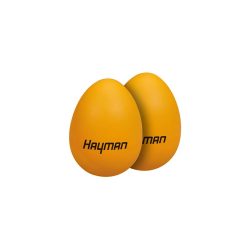 SE-1-OR Hayman  shaker eggs, plastic, pair, orange, 40 grams