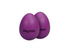 SE-1-PP Hayman  shaker eggs, plastic, pair, purple, 25 grams