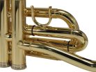 SE-1200-L Stewart Ellis Pro Series cornet, monel valves, yellow brass lacquer, with soft case