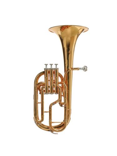 SE-1330-L Stewart Ellis Pro Series alto horn, monel valves, gold lacquer, with soft case