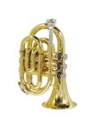 SE-1600-L Stewart Ellis Pro Series pocket trumpet, monel valves, yellow brass lacquer, with soft case