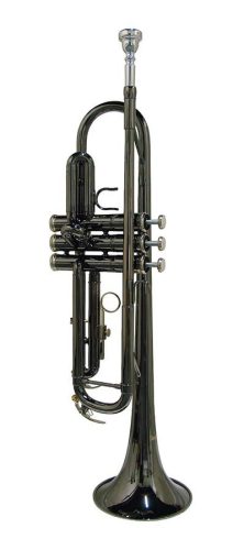 SE-1800-BC Stewart Ellis Pro Series trumpet, monel valves, 7C mouth piece, black chrome, with soft case