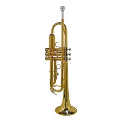   SE-1800-L Stewart Ellis Pro Series trumpet, monel valves, 7C mouth piece, yellow brass lacquer, with soft case