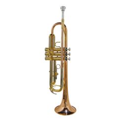   SE-1800-M Stewart Ellis Pro Series trumpet, monel valves, 7C mouth piece, red copper, with soft case