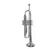 SE-1800-S Stewart Ellis Pro Series trumpet, monel valves, 7C mouth piece, silver plated, with soft case