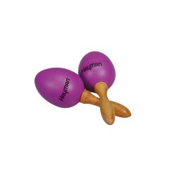   SE-2-PP Hayman  shaker eggs, plastic, pair, with handle, purple, 25 grams