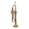 SE-2400-L Stewart Ellis Pro Series trumpet, monel valves, 5C mouth piece, yellow brass lacquer, with soft case