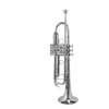 SE-2400-S Stewart Ellis Pro Series trumpet, monel valves, 5C mouth piece, silver plated, with soft case