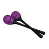 SE-3-PP Hayman  shaker eggs, plastic, pair, with handle, purple, 25 grams