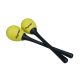 Hayman SE-3-YW – Ouă shaker, plastic, pereche cu mâner, galbene, 45g