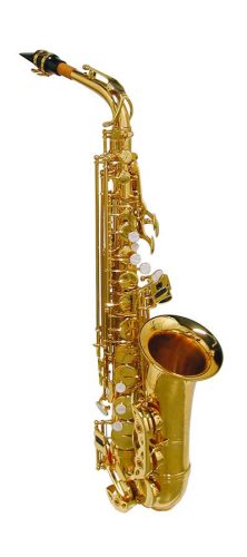 SE-510-L Stewart Ellis Student Series alto sax, yellow brass lacquer, with soft case