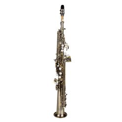   SE-700-ALB Stewart Ellis Pro Series soprano sax, Pisoni pads, antique light bronze, with soft case