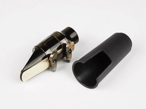 Stewart Ellis SE-700-ALB Pro Series Sopransaxophon gerade – Antik-Hellbronze, Hoch-G-Klappe, Pisoni-Polster mit Metallresonatoren, mit Softcase